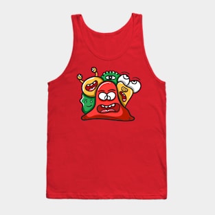 Monster Character Doodle Art Tank Top